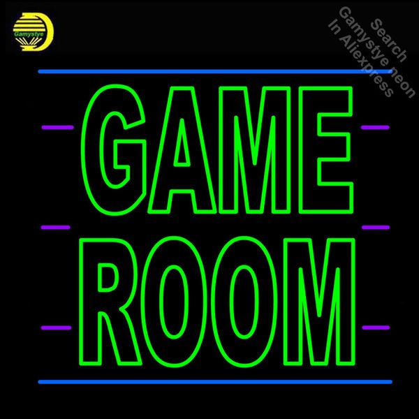 

neon signs for custom game room letters kids play neon bulb sign decorate game room wall lamp handcraft glass tubes art dropship