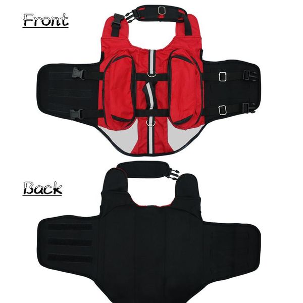 

dog backpack harness pet k9 hound outdoor vest harnesses travel camping hiking backpack saddle bag carrier for medium la bbyzrb