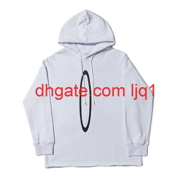 

letter printed hoodie men women sweatshirt hiphop streetwear big mens stylist long sleeve hoodie, Black