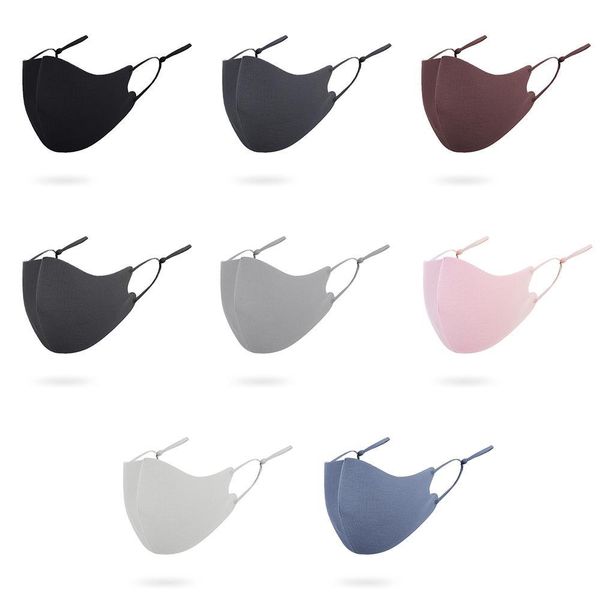 

dhl shipping face mask warm winter masks men women anti dust mouth cover fashion plaid facemask 8 styles fy9271, Black