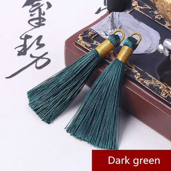

5pc new style steel ring tassel fringe keychain caps straps diy jewelry making charms pendant craft accessories craft tassel diy h jlltxx