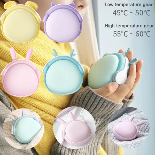 

5v warm hand treasure cartoon electric pocket heater handy portable usb charge heating water bottle hand warmer scaldamani