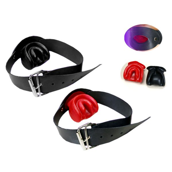 

bondage lips rubber latex mouth gag oral games productsjouets couples open for mouth stuffed for toys sexuelstoys bite undv