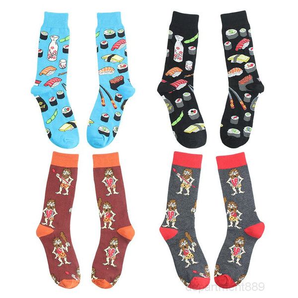 

new design casual harajuku style sock funny cartoon flamingo penguin duck pattern animal happy socks men gwc2907