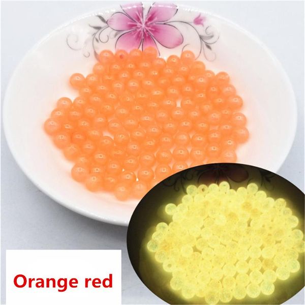 

6/8 / 10 мм световые бусы diy детские браслеты бусины флуоресцентные пластиковые круглые бусины для ювелирных изделия браслет ожерелье wmtnk