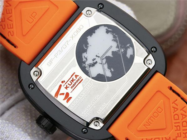 

high-alcersv удивительные наручные часы космического корабля sf. прохладный авангардной дизайн, непобедимый имитация. 47mmx47mm, пять цветов, Slivery;brown