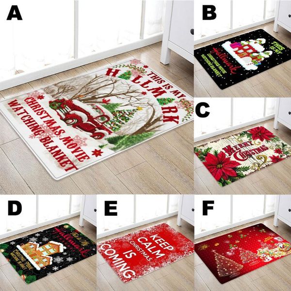 

kitchen doorway bathroom carpet floor mat print 50x80cm christmas halloween decorations for home navidad