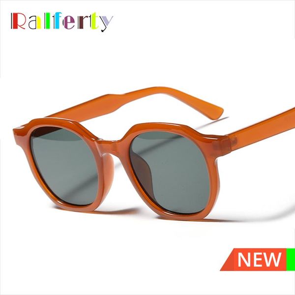 

sunglasses ralferty vintage women's sun glasses retro female women 2021 zonnebril dames w3911, White;black