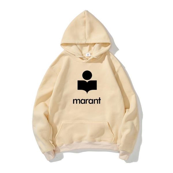 

2021 new men marant hoodies fall spring clothes fun hooded leisure sweatwear women china simple strange things, Black