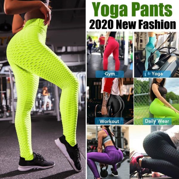 

sport leggings women high waist push up yoga pants woman gym fitness leggings tight sports pants leggins mujer pantalones1, White;red