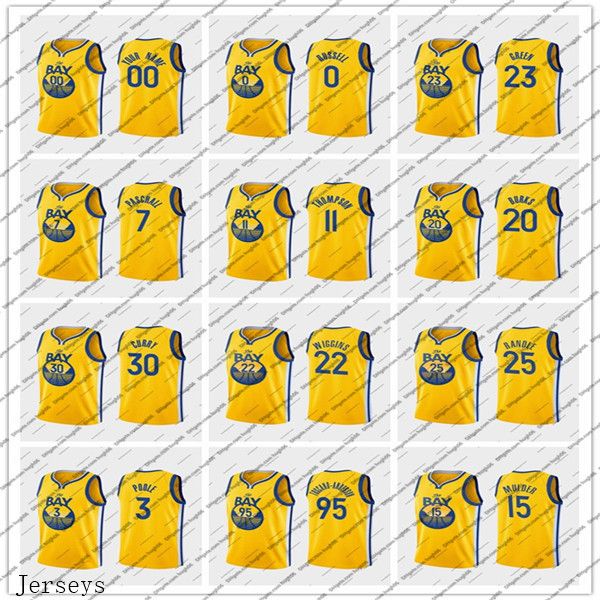 

мужчины пользовательские золотые состояние воины 30 curry 11 thompson 7 paschall 23 green stephen klay authent eric draymond джерси, Black