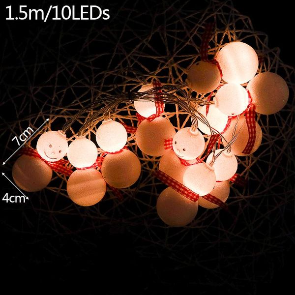 

1.5m 2m 10led christmas decoration for home santa claus led light string festival bar home party decor xmas new year ornament wmtjze