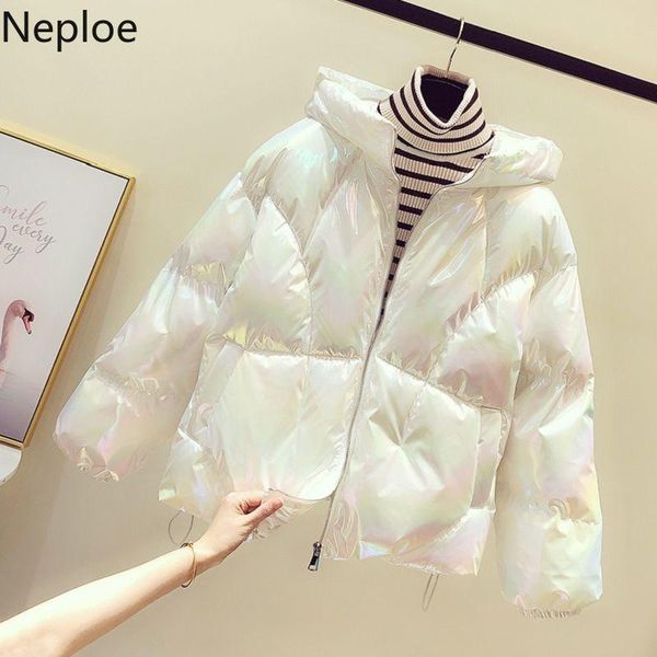

neploe winter clothes women 2020 korean fashion new coat woman colorful thicked warm parkas short hooded jacket female 94318, Black
