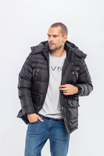 

men's down & parkas 2021 waterproof winter jacket men hoodied parka warm coat thicken zipper camouflage mens jackets luxury top, Black