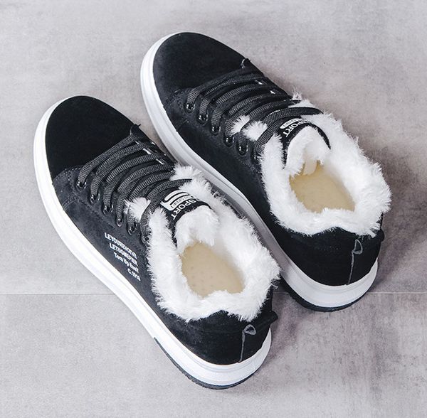 

warm ladies shoes snow boots soft and comfortable high-grade women's boots fashion classic wild in the warm cotton shoes . sp-080, Black