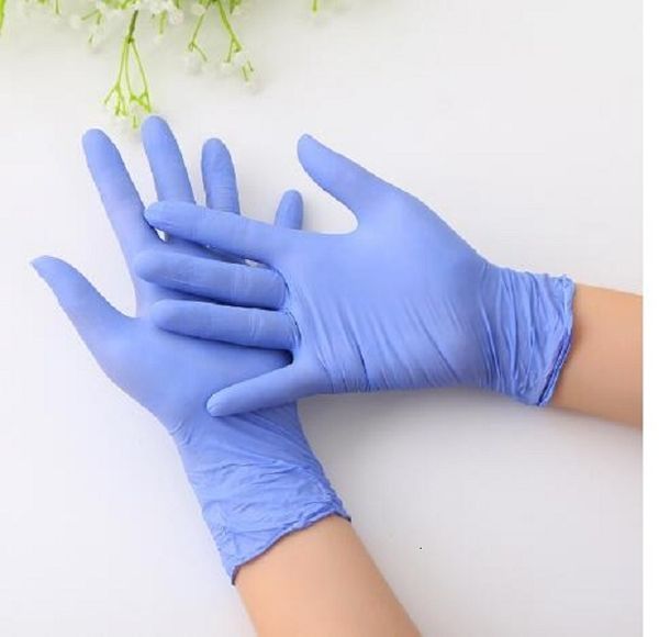 

factorypvqwhousehold disposable protective nitrile food gloves garden universal cleaning
