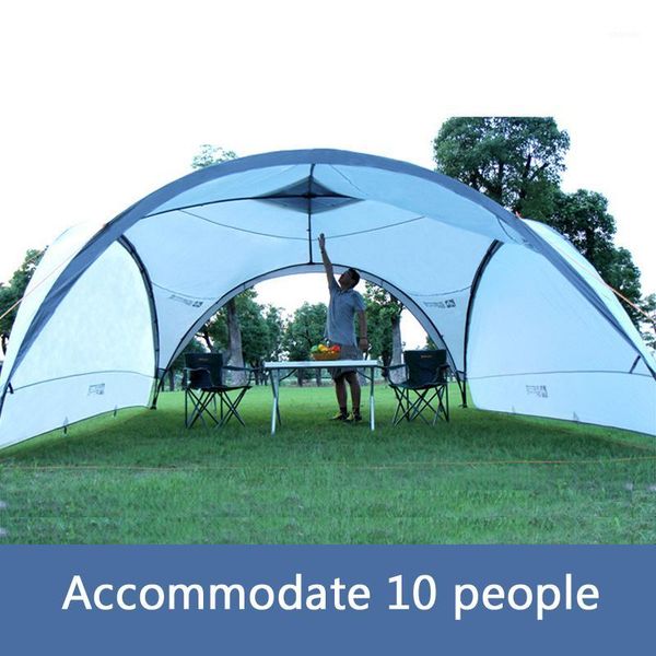 

tents and shelters quality 10 people sunshade tent waterproof uv isolation beach sun shelter outdoor camping activity pergola canopy awning