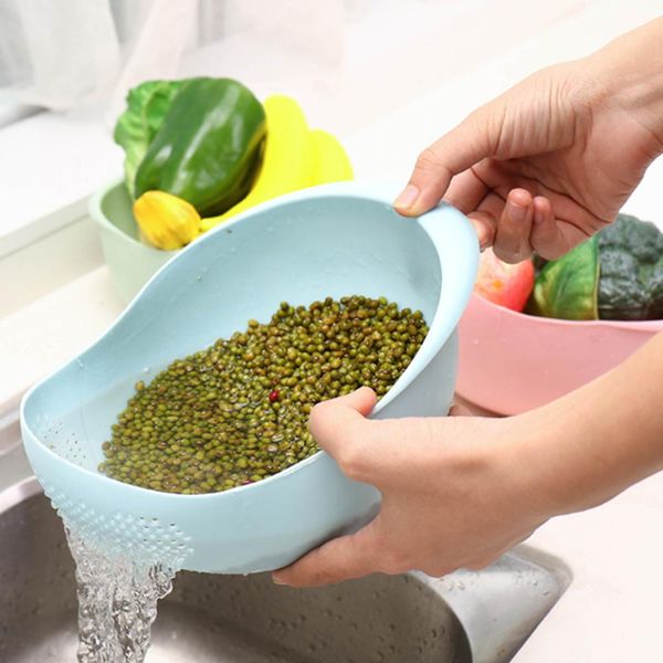 

кухня утолщенные рисовые утюги посуды приборы скрининга густых отверстий многоцелевых пластиковых рисовых бассейнов бассейна f wmthjo