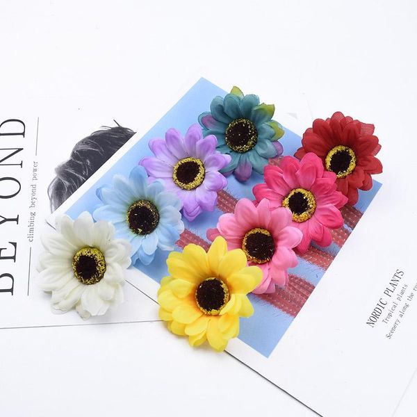 

5 20 7 см silk daisy home decor аксессуары свадебные декоративные цветы diy подарки коробка скрапбукинг искусственные цветы дешевые wmtbrw