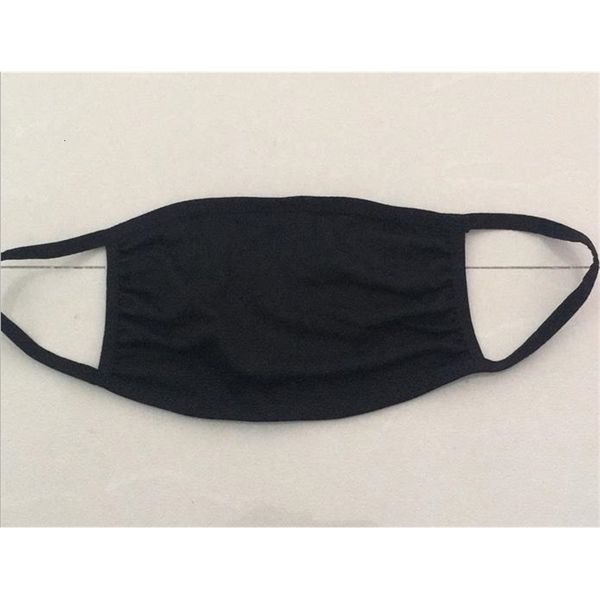 

anti new reusable washable dust cotton face mask protective face cover plain black white