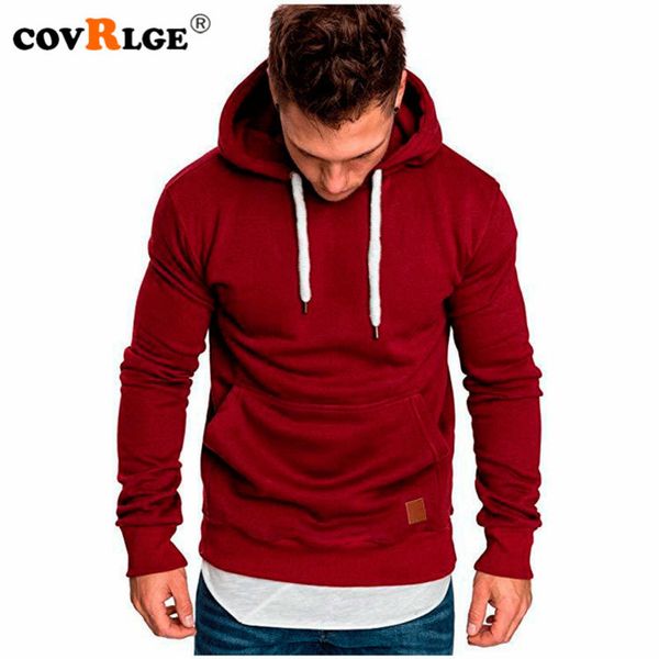 

covrlge sweatshirt, casual long sve, autumn and spring, men's hoodie, mww144, Black