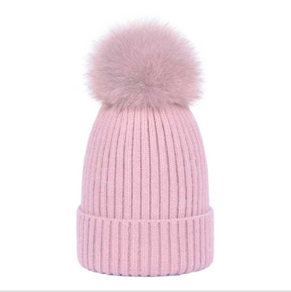 

beanie/skull caps beautiful soft style covering yarn autumn winter warm women natural fur ball, knitting elastic hat /cap ,, Blue;gray