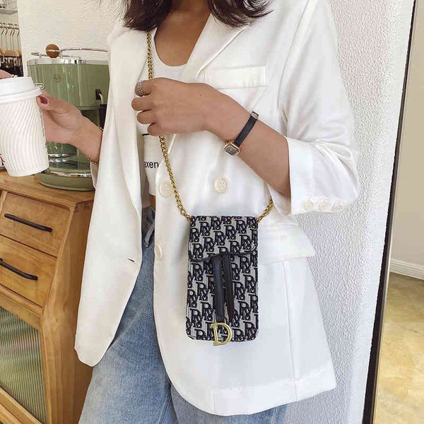 

2022 latest models handbag wholesale bag spring cool printed women's bag simple single shoulder canvas mobile phone