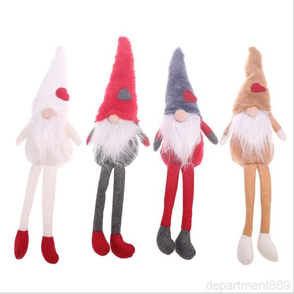 

christmas new decorations plush forest old man standing pose small doll creative decoration children gift owf3029