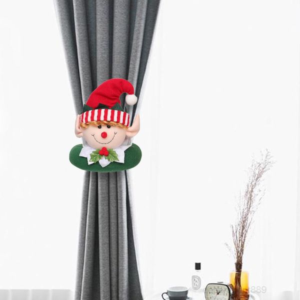 

15 style tieback santa snowman curtain tiebacks holdback fastener buckle clamp decorations christmas ornaments owf2132