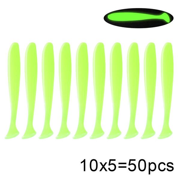 

50 pcs/lot 7cm 10cm soft lure shad wobbler silicone bait sea worm swimbait streamer silicone lure spinnerbait accessories wmtswz xhlove