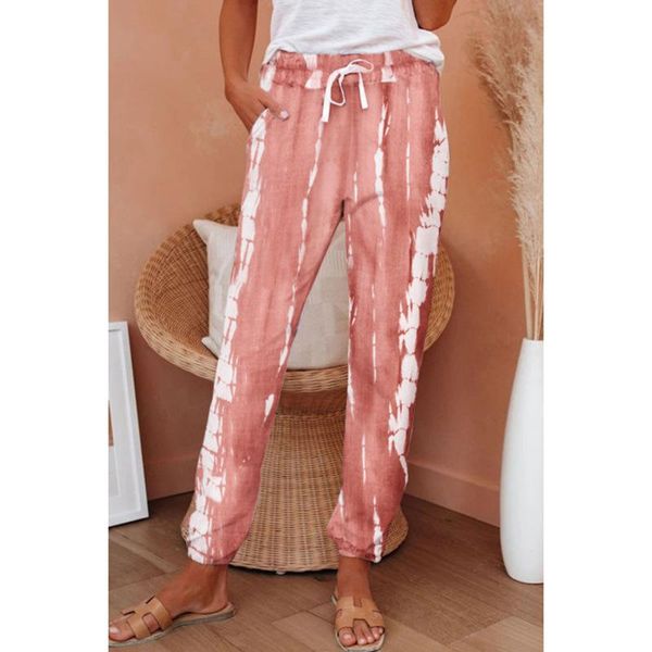 

women's pants & capris classic autumn printing system with leisure joker trousers, Black;white