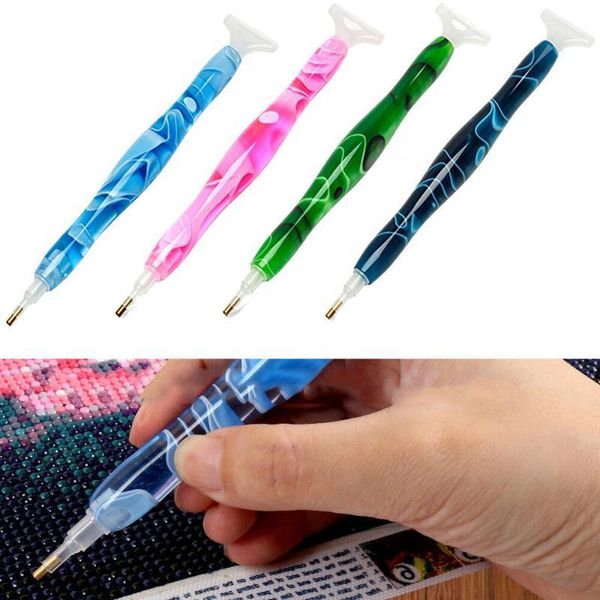 

diy diamond painting pen tool accessories rhinestones pictures double head diamond embroidery point drill pen gift#401, Black