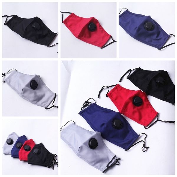 

valve earloop anti-dust face with breathing mask adjustable reusable mouth soft breathable anti dust protective designer masks rra3331