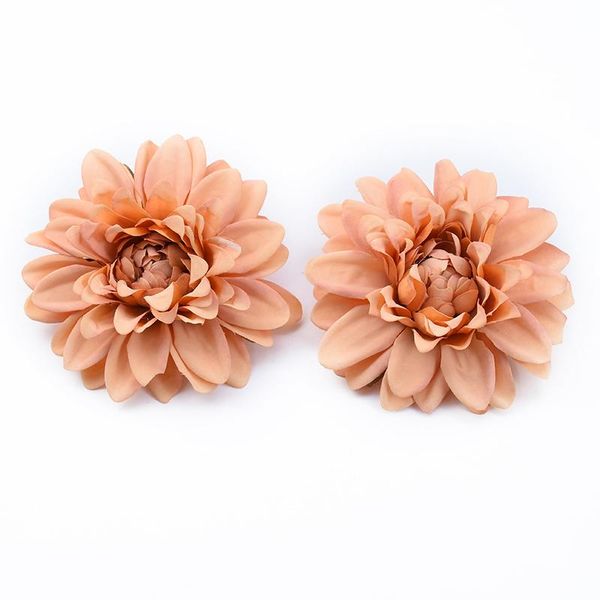 

2 шт. искусственные цветы дешевые ретро цвет gerbera свадебные свадебные аксессуары освещение рождественские украшения для дома diy cap f jl