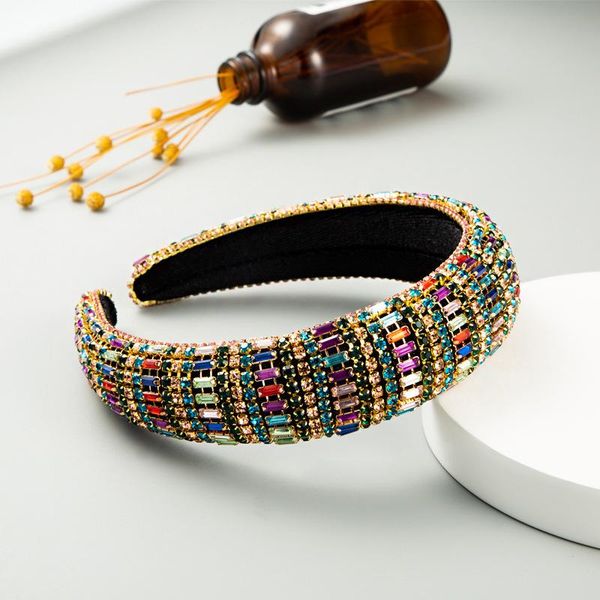 

2020 same ins fashion velvet diamond-encrusted hair band women's new handmade wide-edge color hair band, Slivery;white