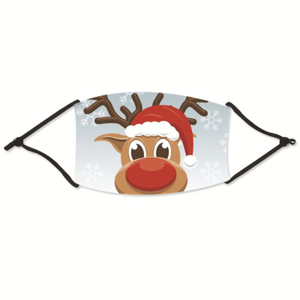 

masks fashion christmas masks deer printed xmas face anti dust snowflake christmas mouth cover washable reusabcn3fjd