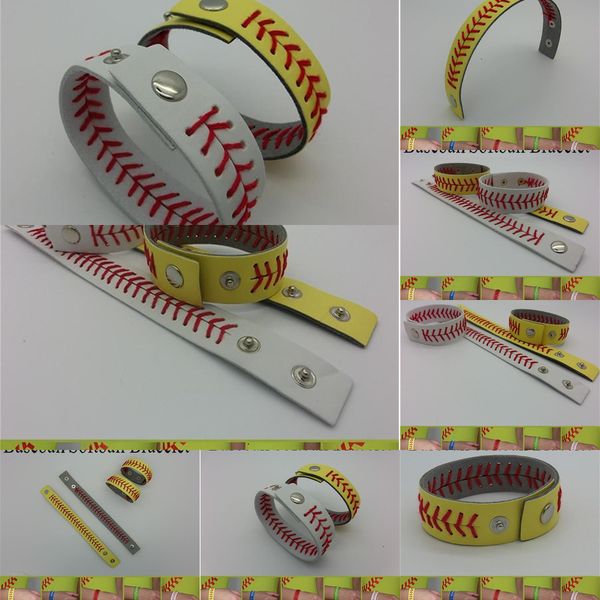 

bracelet baseball leather -actual sport factorylign&amp ;lacing softball