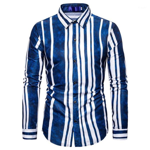 

men fashion shirts casual multicolor striped lapel shirts long-sleeve blouse men shirt autumn new arrivals camisa masculina1, White;black