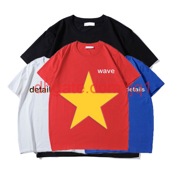 

mens summer t shirts pairs fashion shirts wave letter printed classic fashion women men casual short sleeve, White;black