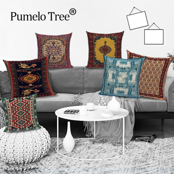 

cushion/decorative pillow morocco floral cover cushion farmhouse vintage home decorative pillows flower pillowcases funda de cojin