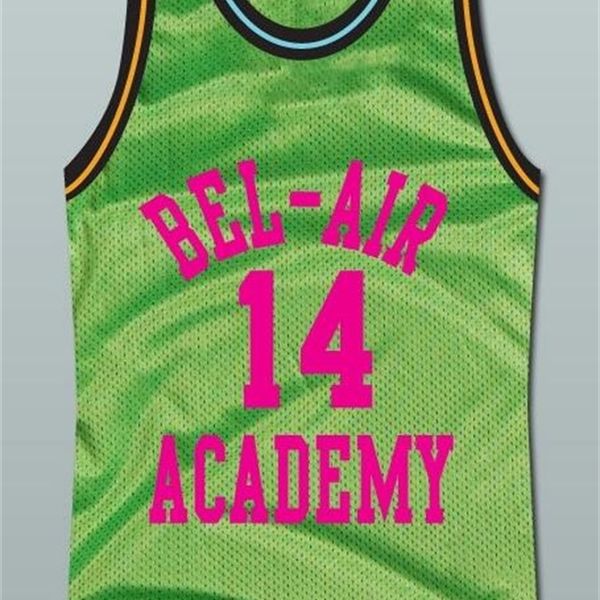 

custom 604 youth women vintage #14the fresh prince of bel-air will smith basketball jersey size s-4xl or custom any name or number jersey, Black