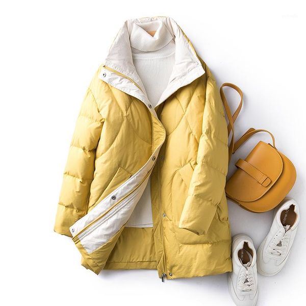 

2020 women's down jacket winter coat female jacket korean style thicken woman parkas coat female casaco feminino inverno wpy13001, Black