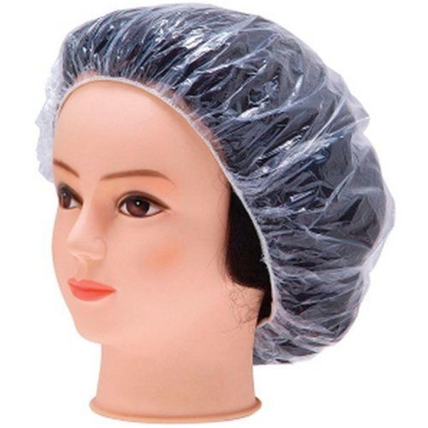 

2020 100 disposable disposable l shower bath transparent hair elastic cap hat shower cap