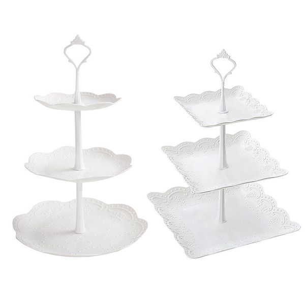 

трехслойные фруктовые пластины для хранения стойки для хранения фруктов помещены инструмент пластины корзина для корзины торт стенд десертна