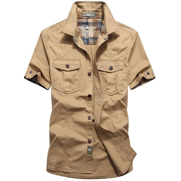 

2021 the new new new men's will see cotton shirt with short sleeves 4ucy, White;black