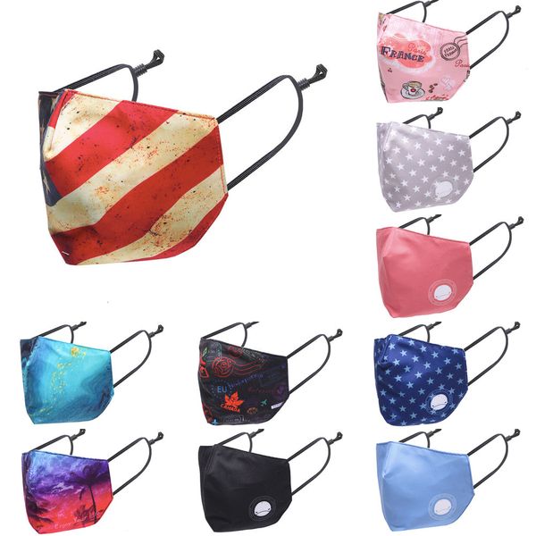 

digital factory face star printing and flag mask dust-proof pm2.5 washable masks adjustable earhook 9 p5njh