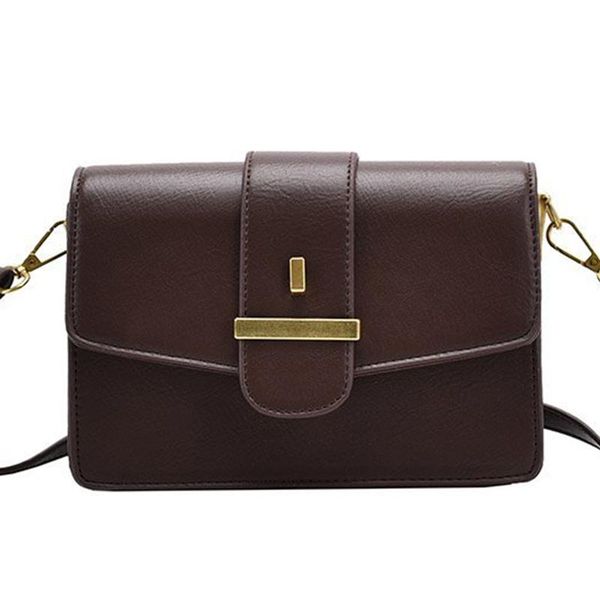

new shoulder bag for women youth small square bag vintage 2021 female crossbody coffee with interlayer