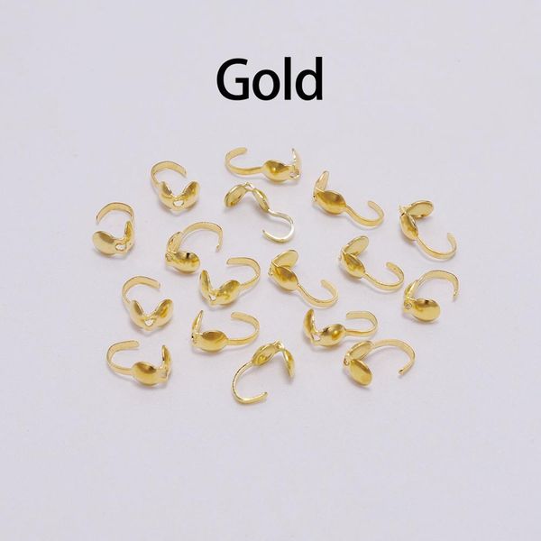 

200pcs 4mm calottes обжимает beads cove застежки крючок шнура торцевые крышки цепи разъемы струнный мяч для diy изготовление ювелирных издел