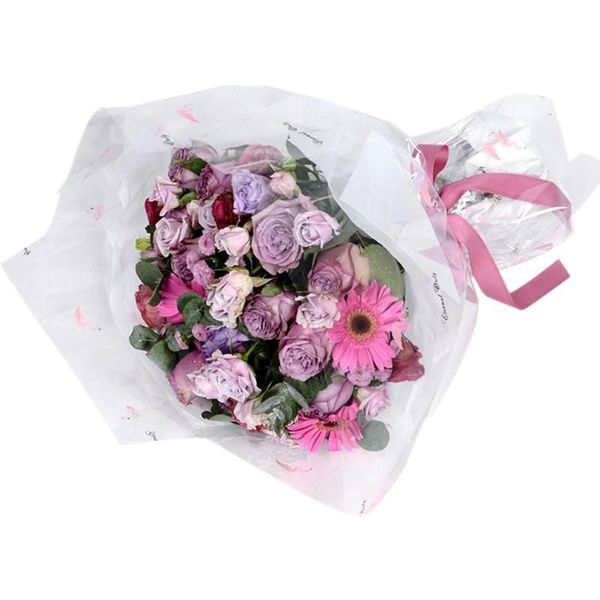 

flamingo transparent cellophane wrapping paper diy florist supplies gift package valentine day wedding decorative flamingo wrapping wmtuvt