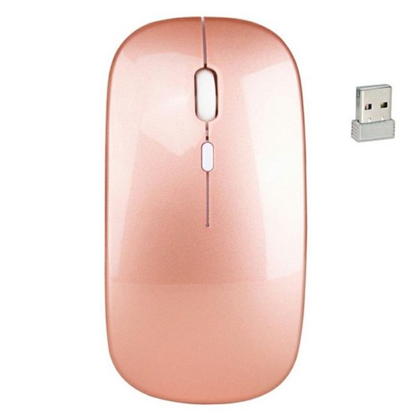 

2.4g wireless rechargeable charging mouse ultra-thin silent mute office lapmice opto-electronic for home office